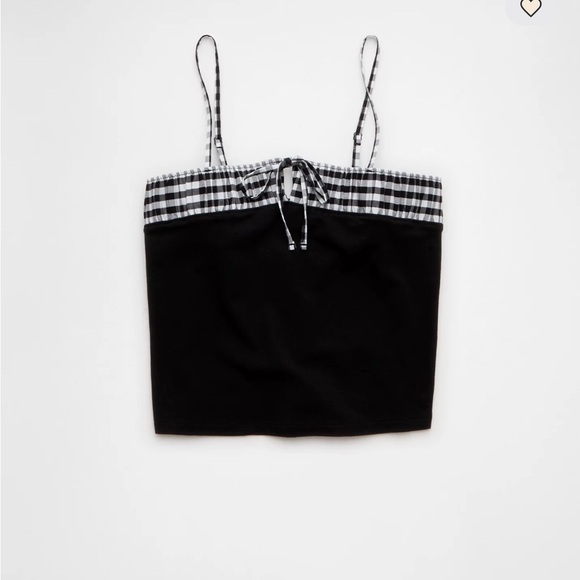 AE Gingham Colorblock Cami - Picture 3 of 5